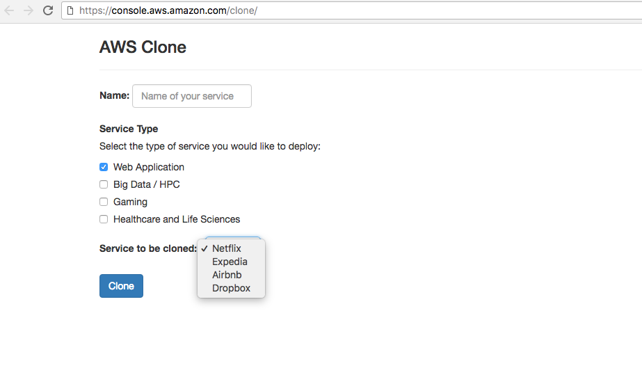 AWS Clone. Disclaimer this is totally fake news. by LudoP Medium