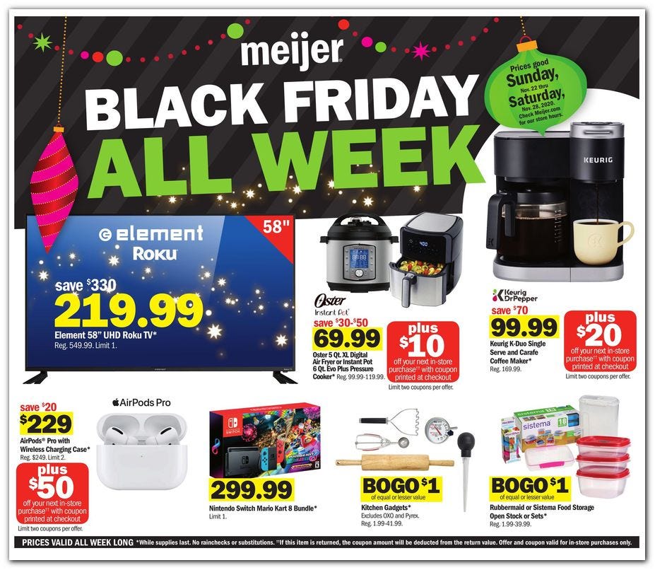 Meijer Black Friday 2020 Promo Code, Discount, Reviews