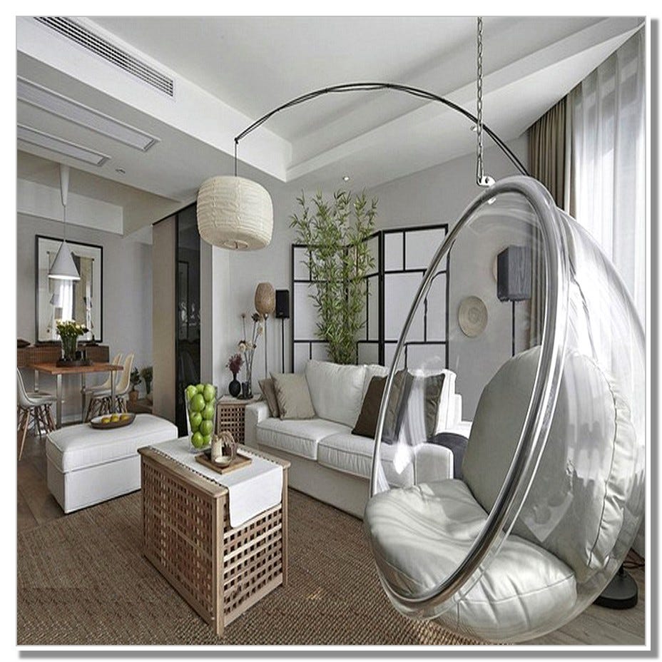 cheap hanging bubble chair under 100 usd — best design