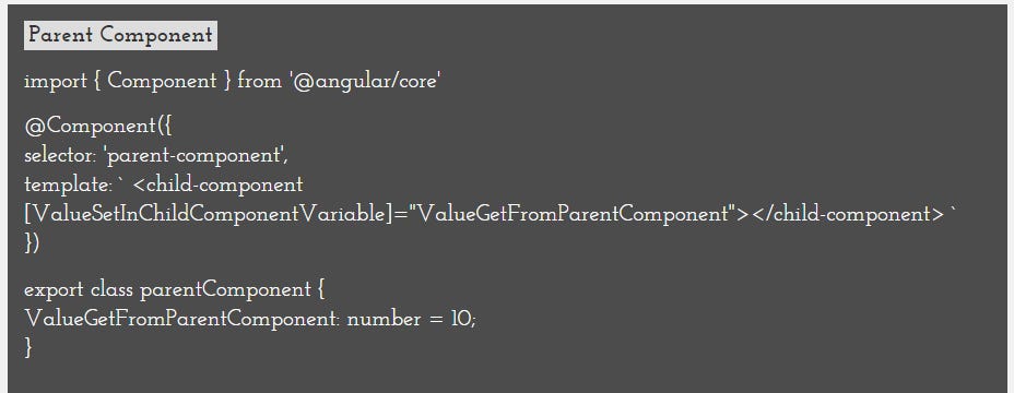 Angular 5 Input Output Decorator. Depth Understanding of Angular 5 Input… |  by Tauphik Ahamad | Medium