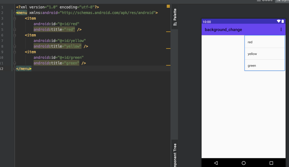 How To Make An Option Menu On Android Studio By Yeeun Kim Medium