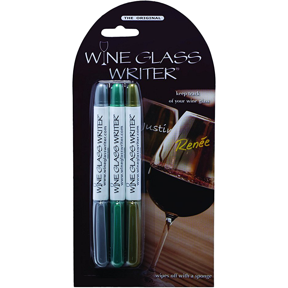 Best Wine Glass Writer Metallic Color Pens 3-Pack - Best Home ...