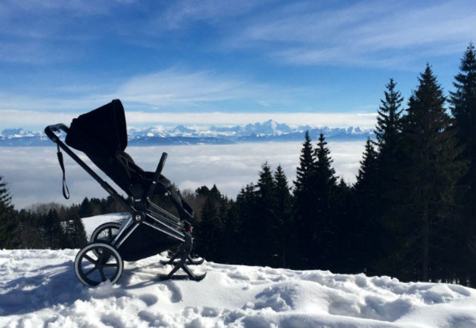 Mini ski pour poussette Clearance