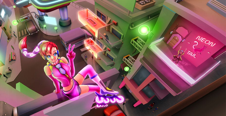 Is Neon Tail The Next Jet Set Radio By James Burns Superjump Is Neon Tail The Next Jet Set Radio By James Burns Superjump