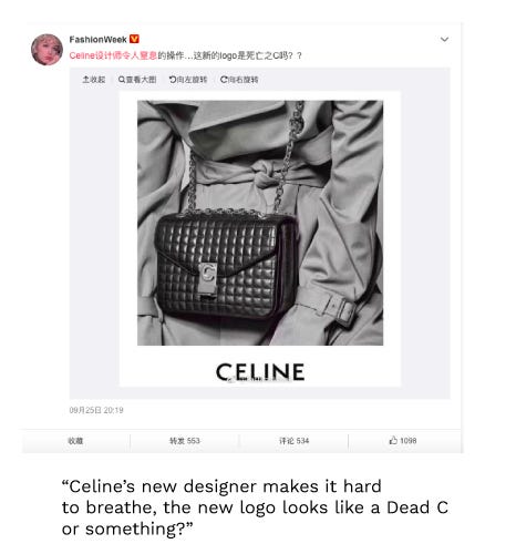 celine new designer