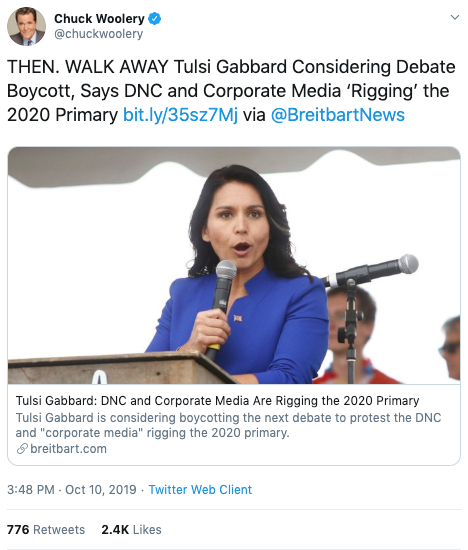 Tulsi Gabbard By the Numbers: Loved by the Right, Despised by the Left? |  by Sarah Oates | GEN