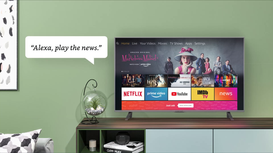 News app on Fire TV. A free, customizable news experience on… | by Puneet  Puri | Amazon Fire TV