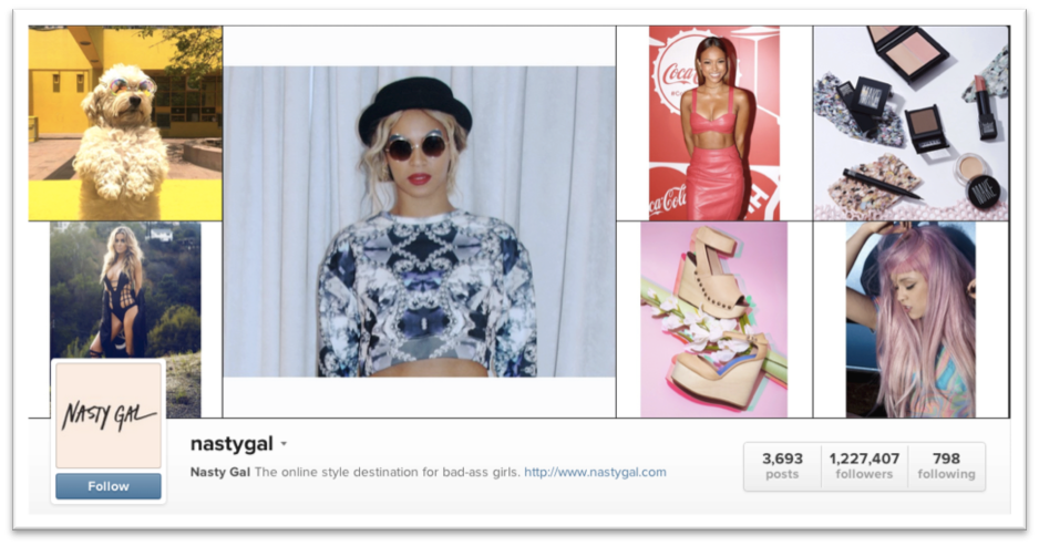 Nasty Gal is killing it on Instagram, here’s how.