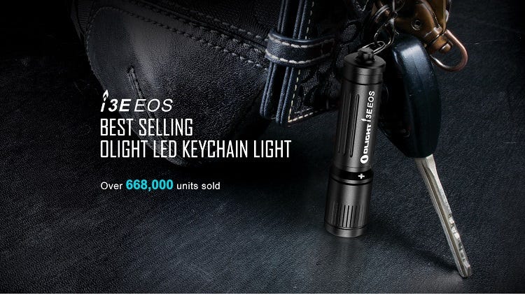 EDC keychain flashlight