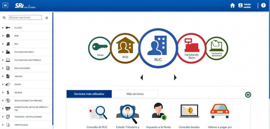 Servicios En Linea Del Sri Disponibles Durante La Cuarentena Por