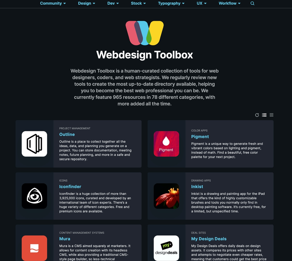 Webdesign Toolbox_zipboard