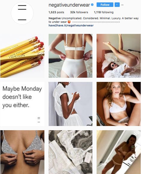 The Best Lingerie Brands to Follow on Instagram | by Dash Hudson | Medium