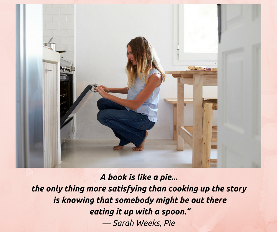 How to Bake a Book. Writing and Baking, Books and Pies by KatieMae