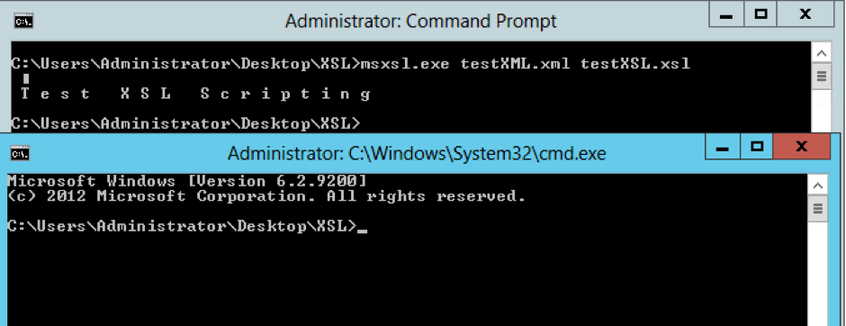 Msxsl Exe And Wmic Exe A Way To Proxy Code Execution By Th Team Medium
