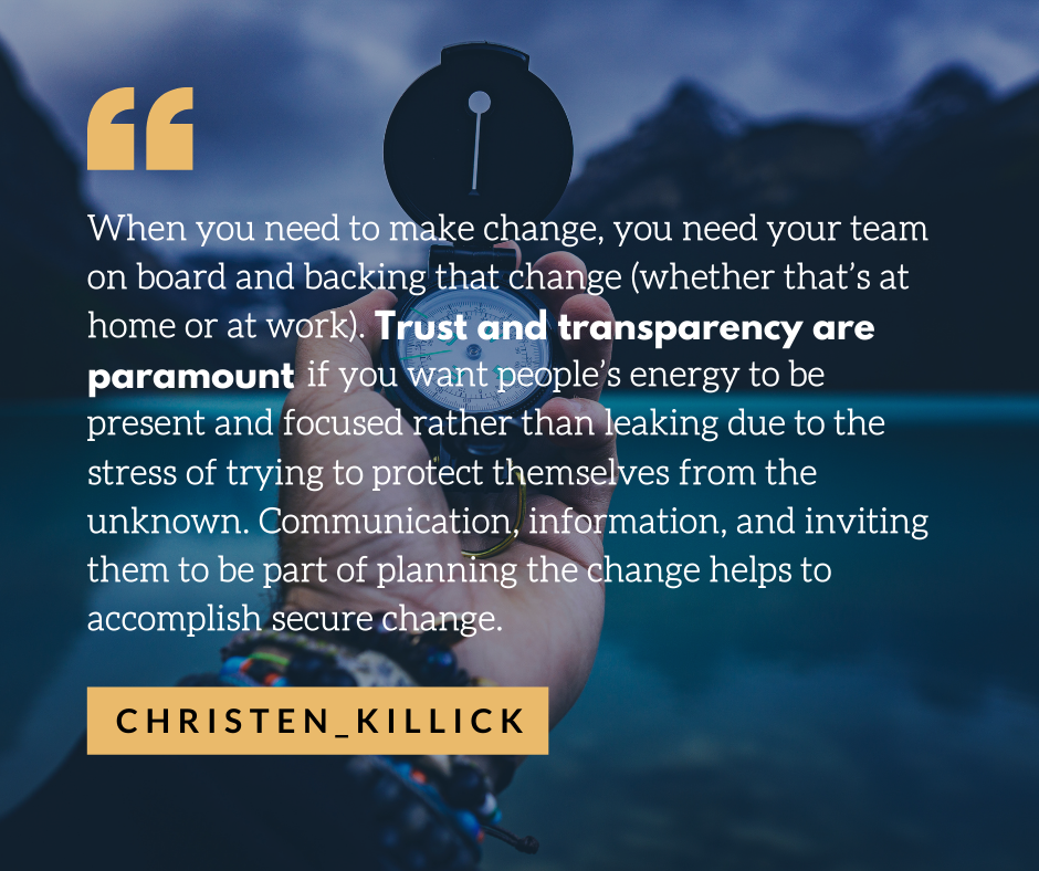 Leadership Is About Change, Not Status Quo by Christen Killick Medium