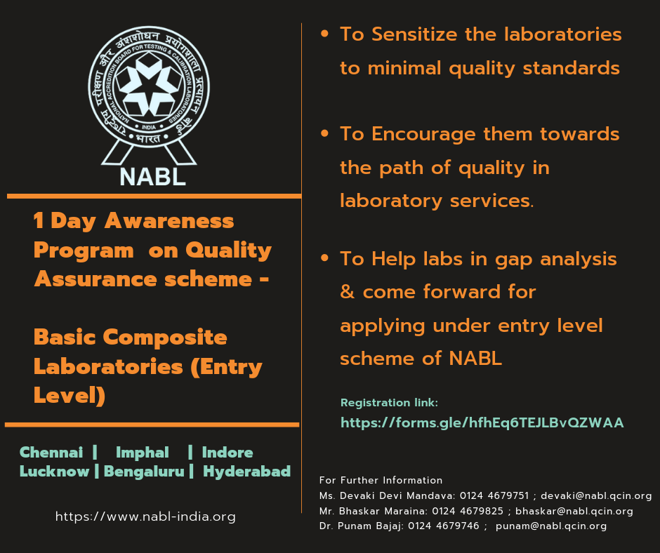 NABL — Basic Composite Labs. NABL is organizing one day Awareness… by Value Added Corporate