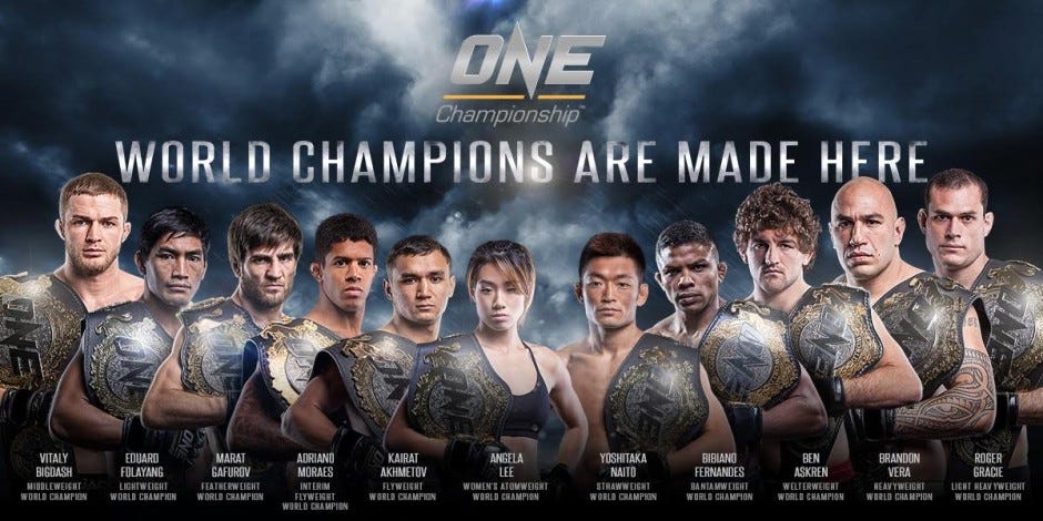 ONE Championship: Company culture and branding as a competitive edge. | by  Thierry Maout | Medium