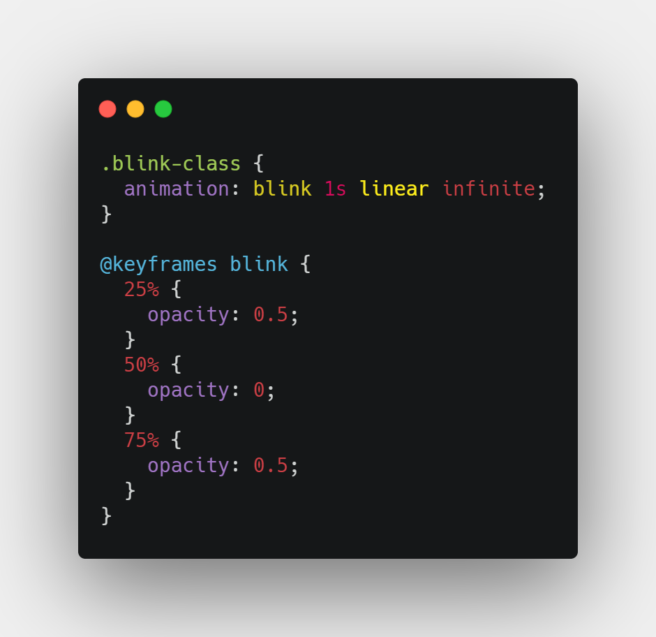 How to create a blinking effect using CSS? by Drishtant Regmi Medium