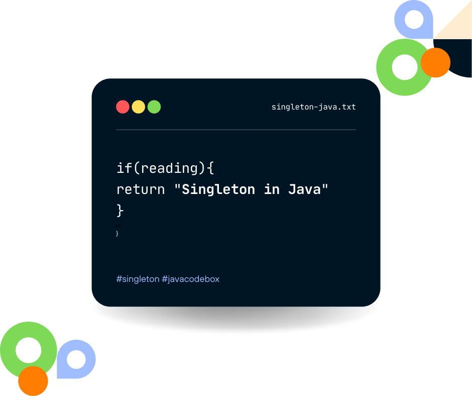 Singleton(s) in Java. singleton [noun] a single person or… by