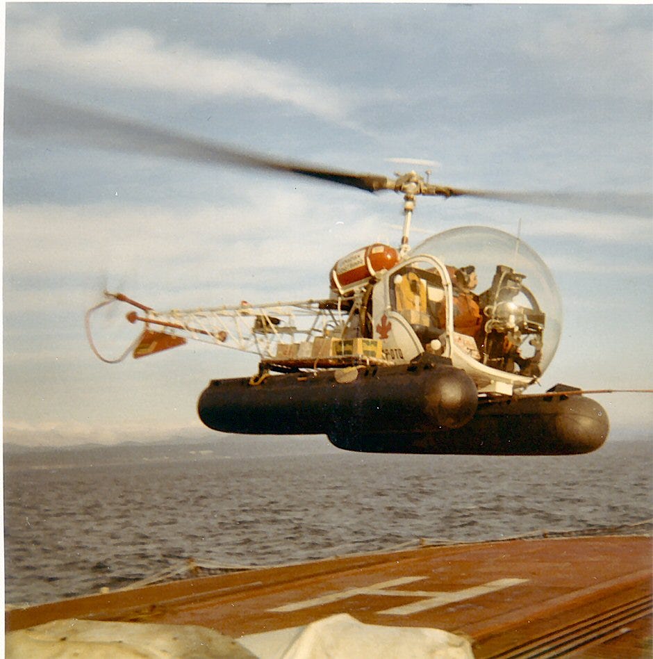 Helicopters on Floats. A while back we had an airshow at our… by