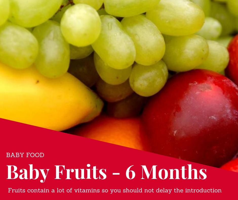 fruits for babies at 6 months