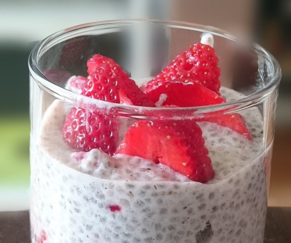 Chia Seed Pudding. An easy recipe made with heated milk… by Jason