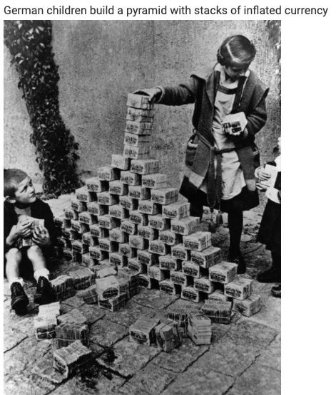 Weimar Germany during the Hyperinflation of 1922