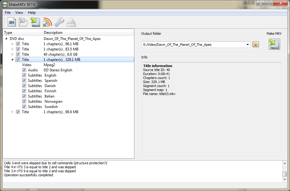 MakeMKV Backup DVD on Windows 10 PC by sunshying tse Medium