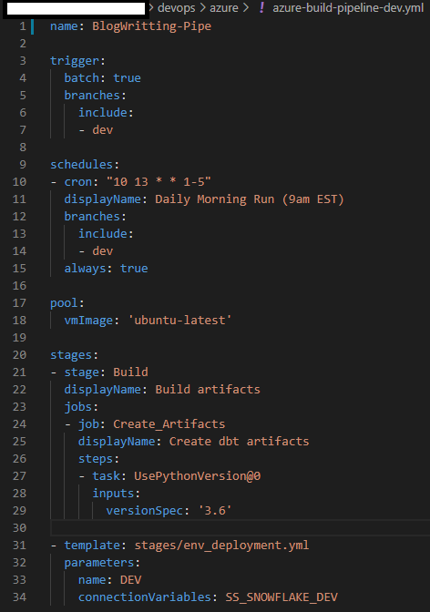 dbt Orchestration in Azure DevOps Pipelines | by Hashmap | HashmapInc ...