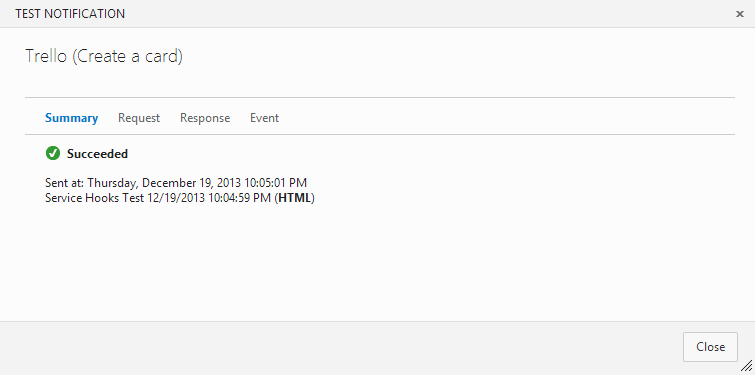 Test Notification demo