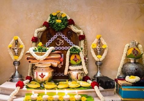 Varalakshmi Vratham Decoration Ideas Vedic Folks Medium