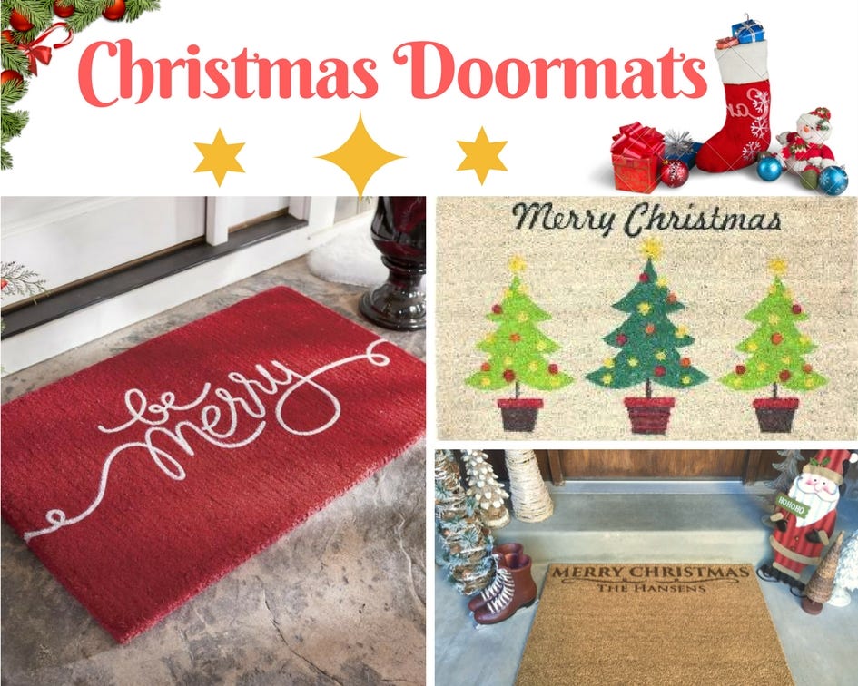Shop The Best Deals For Dec Christmas Door Mats Seeco Medium