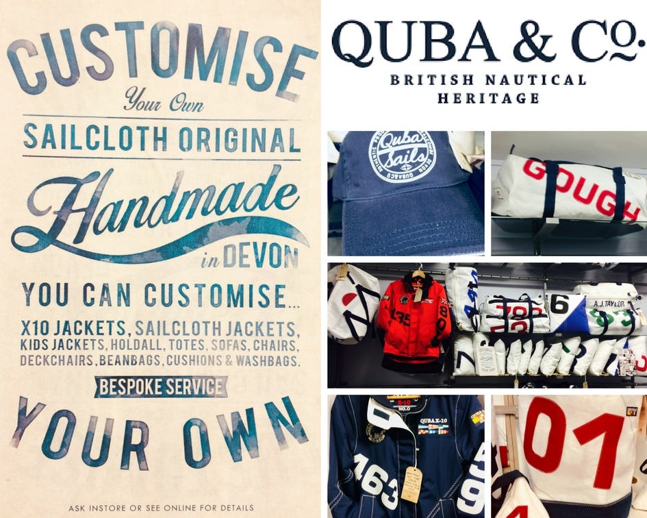 Quba Sails, Salcombe. Please tell us 