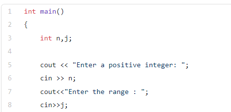 C++ program to implement multiplication table | by Srinidhi.R | Medium