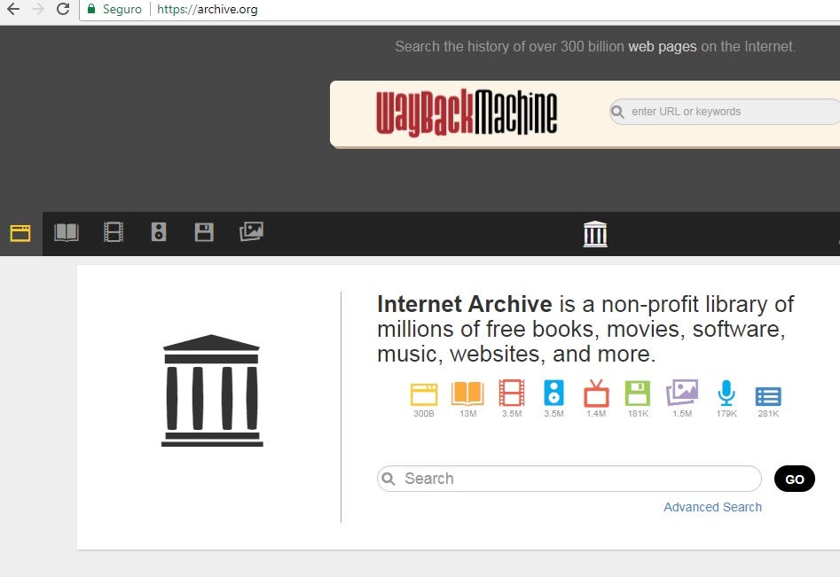 Archive.org: mega portal de contenidos culturales gratuitos | by Kekena  Corvalan | Medium