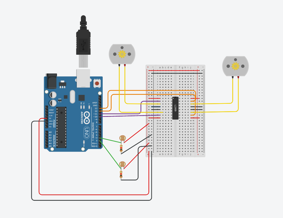 Light Following Robot. Aim :- To create light folloeing robot. | by Shiva  Kiran | Medium