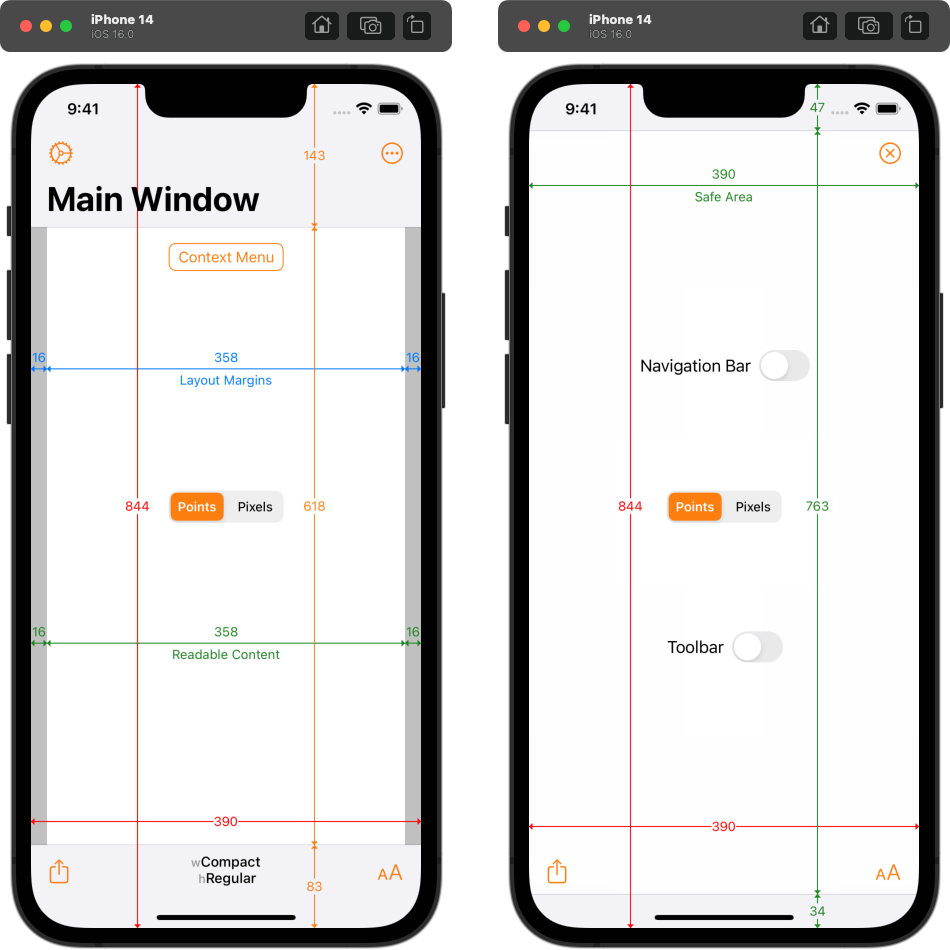 How iOS Apps Adapt to the various iPhone 14 Screen Sizes | by Geoff ...