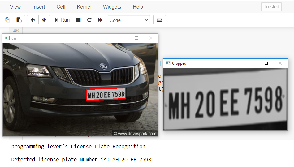 License Plate Recognition using OpenCV Python | by Praveen |  programming_fever | Medium