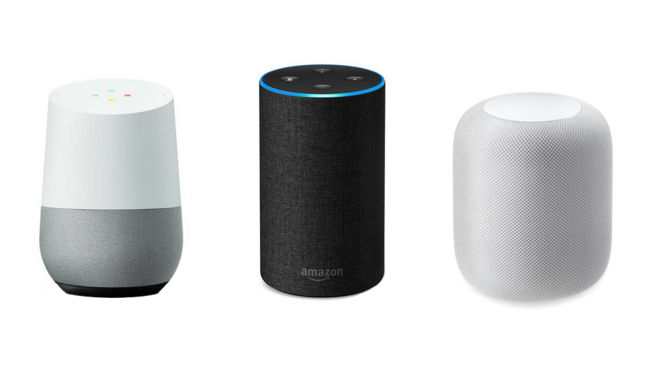 Google Home vs. Alexa vs. Siri 