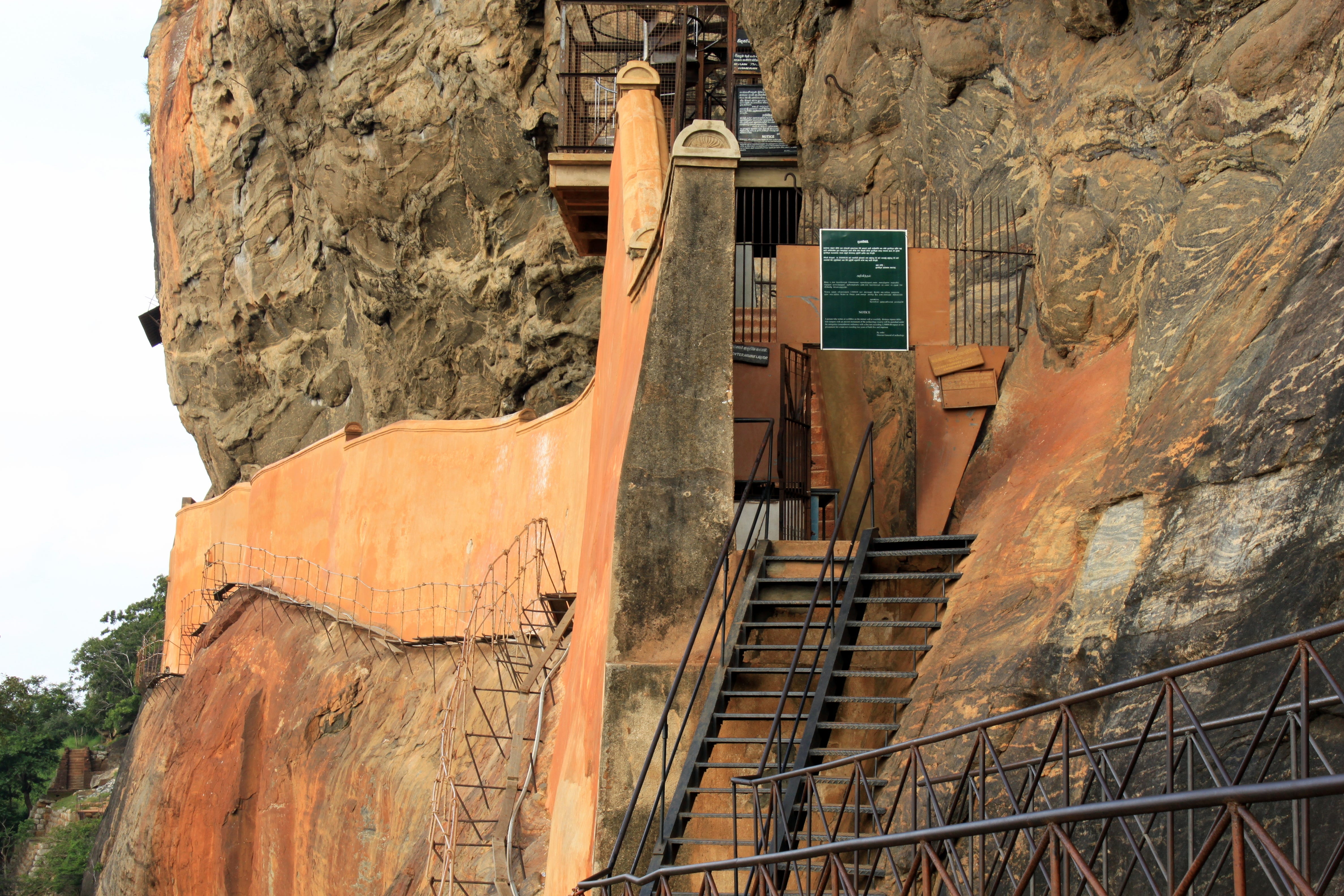 Sigiriya Lion Rock Sri Lanka Mountain Historic Future Travel