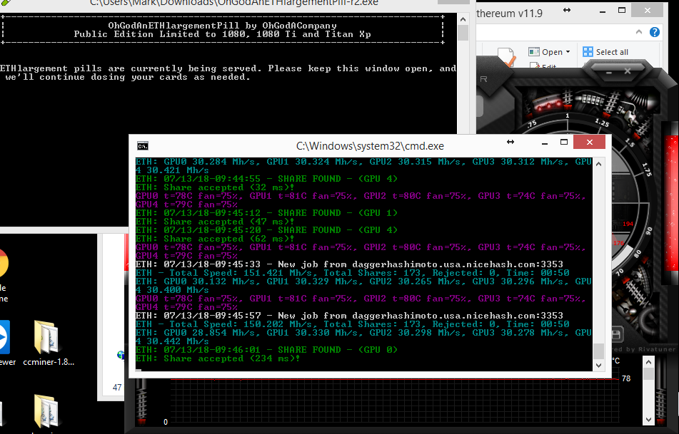 Fix GTX 1080 Crashing Ethlargement / Low Hashrate | by BitRPC | Medium