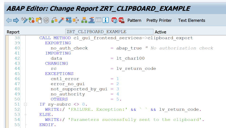 Sending data to the clipboard using ABAP. | by Matthew Tice | Medium