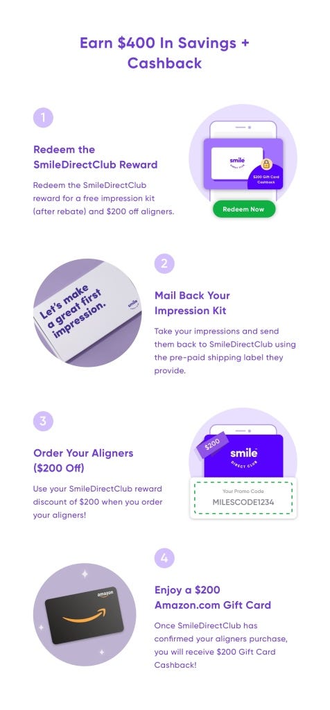 Join The Smiledirectclub Reward Challenge Miles
