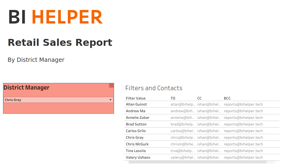 Tutorial Autoread Filter Values from Tableau for Report Bursting by