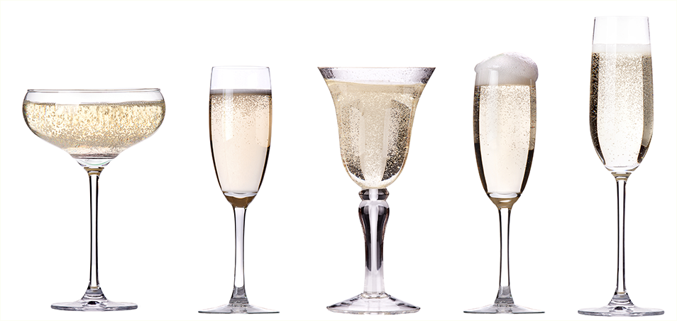 Как правильно выбрать бокалы для шампанского?