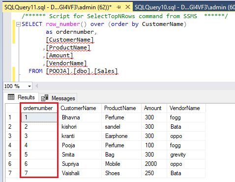 RowNumber(), Partition(), Rank() and DenseRank() in SQL Server | by Pooja  Patil | Medium