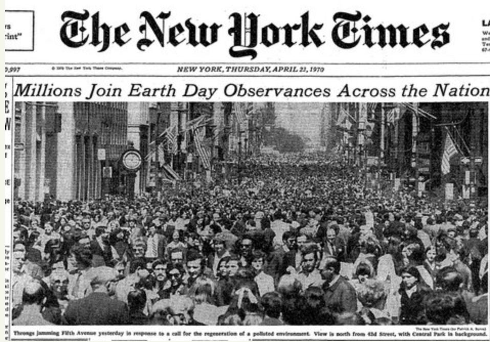 Earth Day 1970 Changed My Life… Now a Pandemic Has - Susan Jacobs ...
