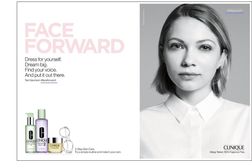 Face Forward, or Face Marketing?. Beauty has always been a hot