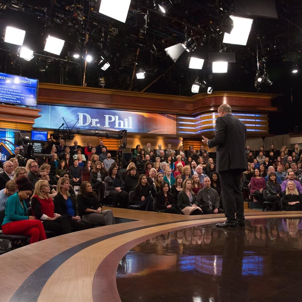 What I Learned as an Audience Member on Dr. Phil | by A.J. Deveaux | Medium