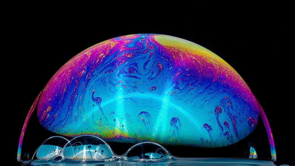 Bubbles in physics